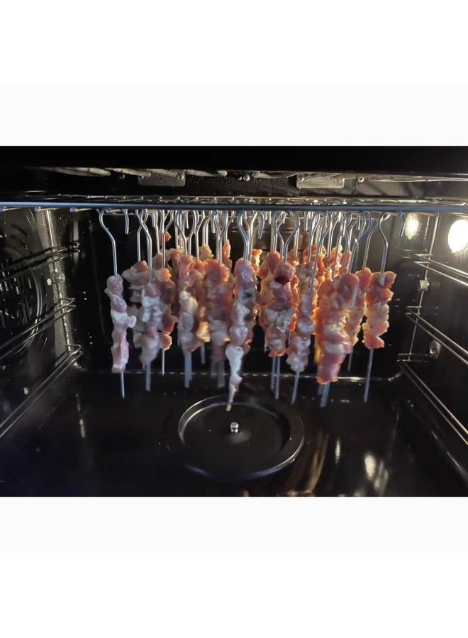O & Oven Hanging Baking Sign Steel Sign Hanging Stove Hook Sign 304 Stainless Steel With Round Hook Ring Barbecue Sign-Color:18cm Long 50 Pieces Of 304 Round Signs  - Image 5