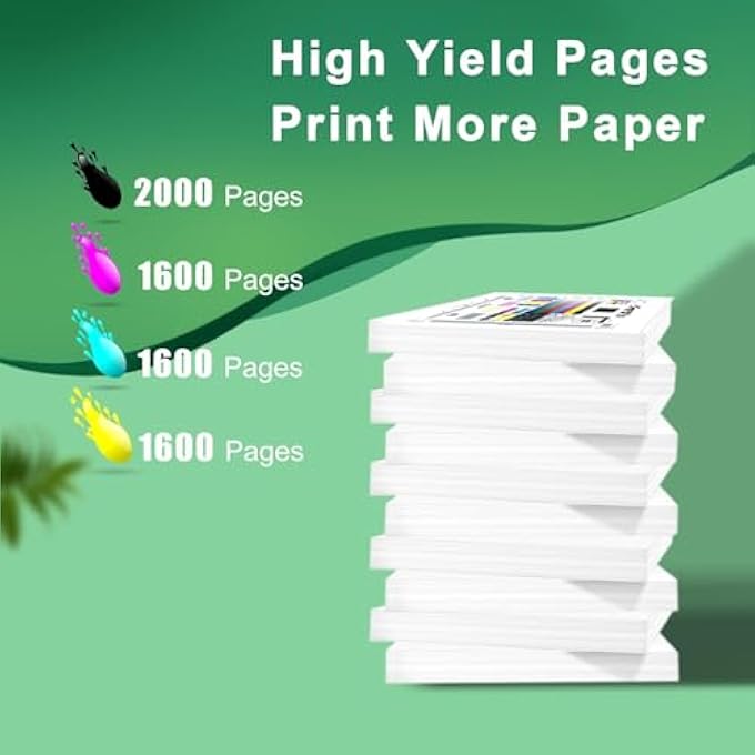 952 XL INK CARTRIDGES FOR HP PRINTERS REPLACEMENT FOR HP 952XL INK CARTRIDGES COMBO PACK FOR HP 952 952XL USE WITH HP OFFICEJET PRO 8710 7740 8720 8715 8210 8703 OFFICEJET 8702 PRINTERS(4 PACK) - Image 3