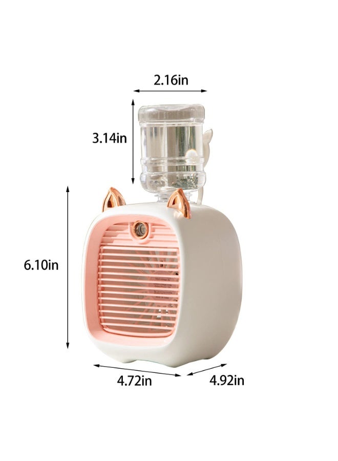 كيلا مروحة تكييف هواء تعمل بالماء، مروحة مكتب صغيرة، مروحة USB، مروحة تبريد ترطيب سطح المكتب المحمولة - Image 3
