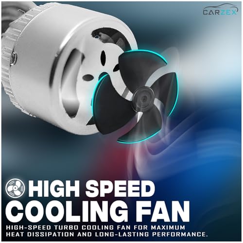 CARZEX® H7 LED Headlight Bulbs 36W 3800LM, 6000K Pure White Plug & Play LED Conversion Kit for Cars, High Brightness, Easy Installation, Long Life, Universal Fit – Set of 2 - Image 5