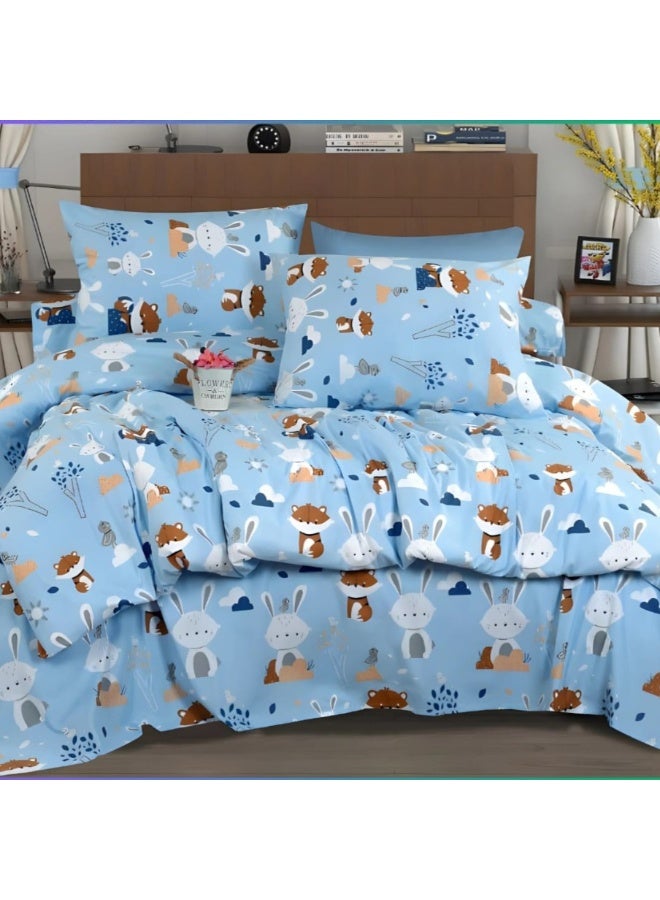 طقم ملاية سرير اطفال 6قطع خامه قطنيه عامريه كبير المقاس 240*240 - Image 1