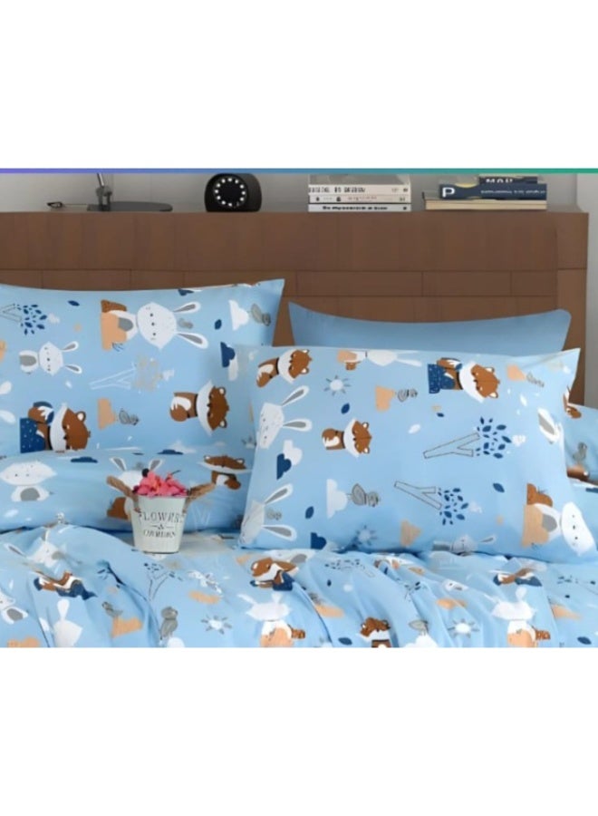 طقم ملاية سرير اطفال 6قطع خامه قطنيه عامريه كبير المقاس 240*240 - Image 2