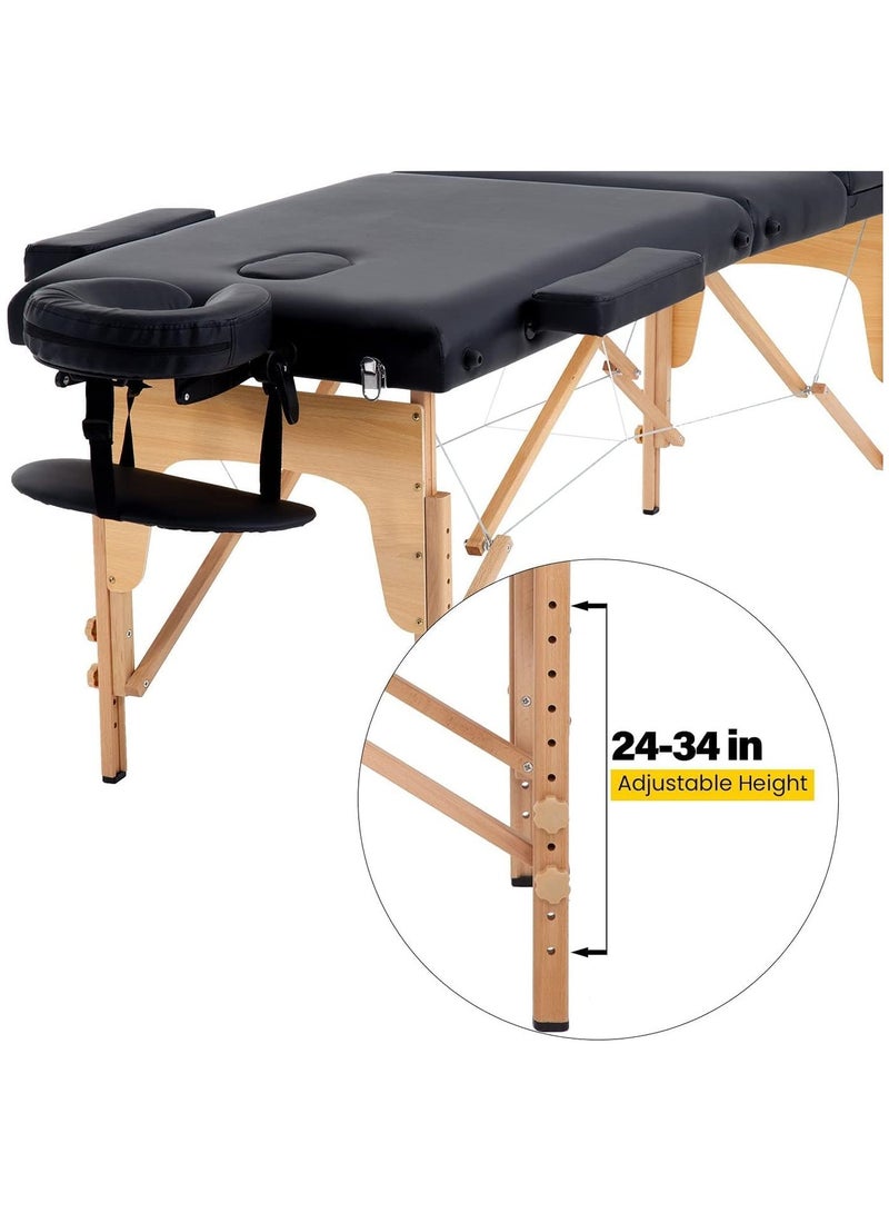 Beauty links Wood massage table - Image 4