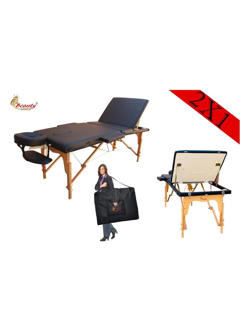 Beauty links Wood massage table  - Image 3