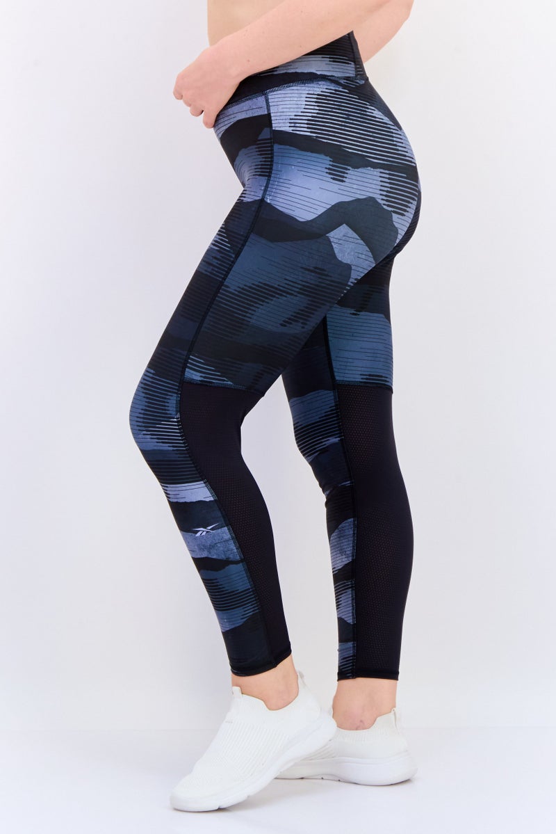 Reebok Women Sportswear Fit Training Leggings, Multicolor - Image 3