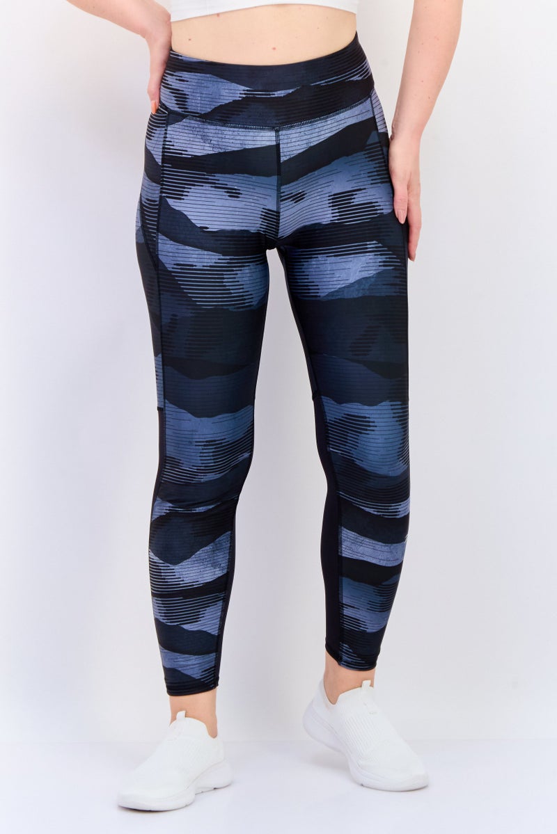Reebok Women Sportswear Fit Training Leggings, Multicolor - Image 1