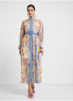 Abstract Print Dress