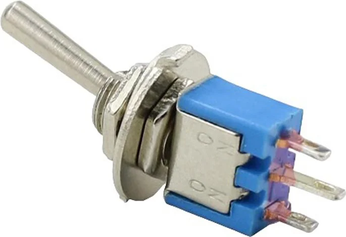 AYT IC-137 On Off Ø5mm SMTS-102 3 Pin Toggle Switch On Off 2 Stage Button