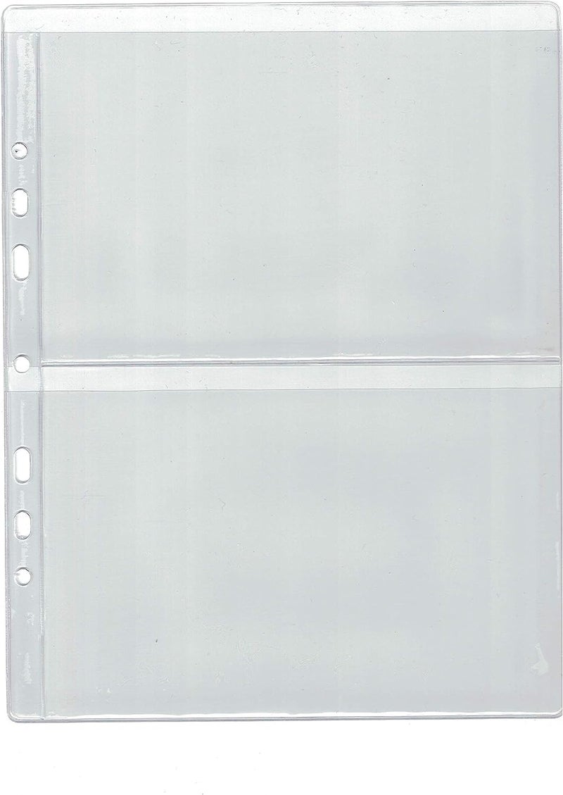 10 Pieces Bill Album Pages, Collecting Binder Pockets with 3 Hole Binder Free Paper - Image 4