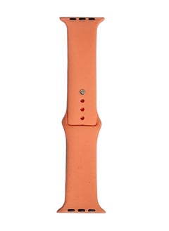 Silicone Sport Strap Replacement Bands For Apple Watch ALL Series 42/44/45/49MM - Orange
