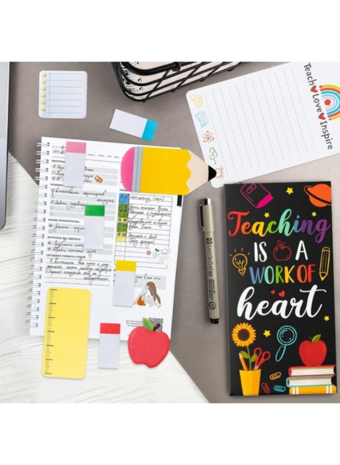 ROCO 550-Piece Self Sticky Notes Set Multicolour Cartoon Post-It Sticky Message Notebook Cartoon Series Sticky Notes Memo Pads for Teacher Students Gifts School Office Supplies  - Image 2
