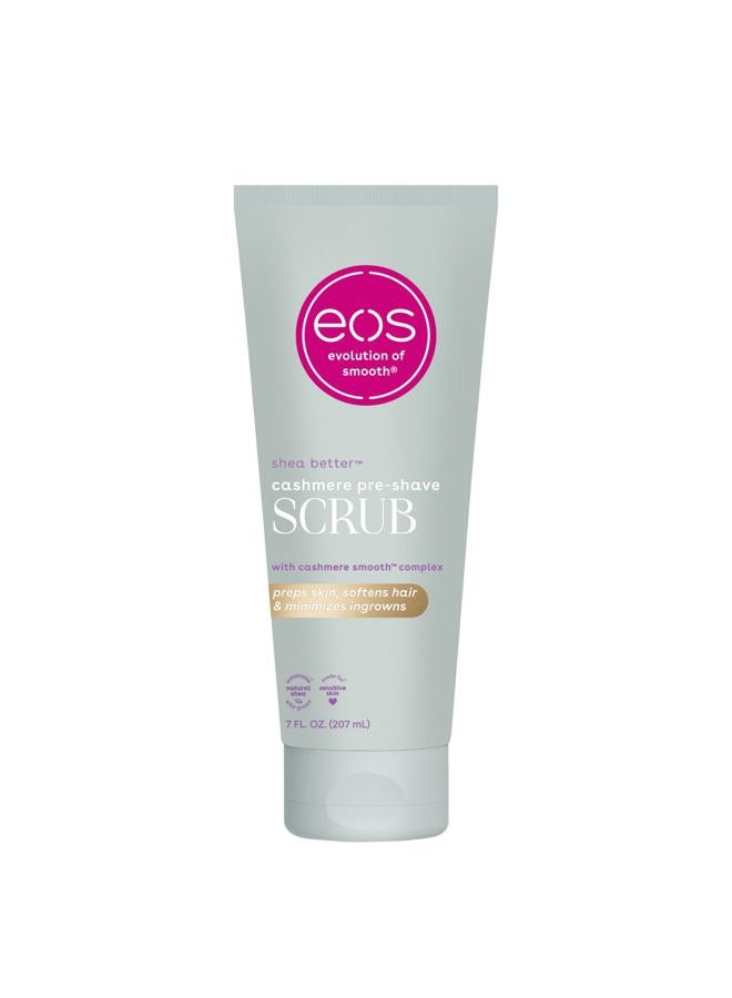 EOS Cashmere Skin Collection Pre-Shave Scrub- Vanilla Cashmere Scented, Body Scrub, 7 fl oz - Image 1