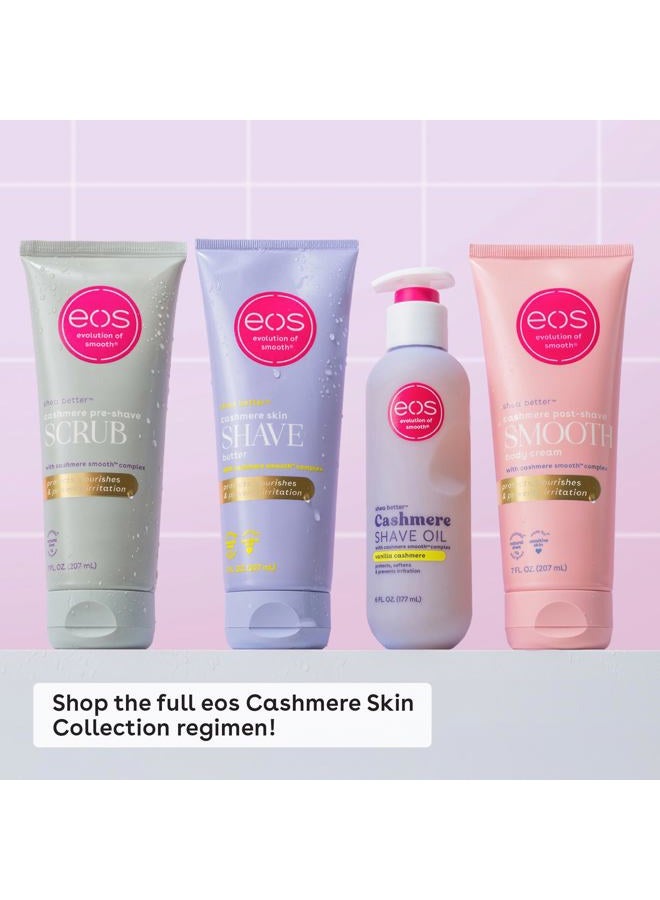 EOS Cashmere Skin Collection Pre-Shave Scrub- Vanilla Cashmere Scented, Body Scrub, 7 fl oz - Image 3