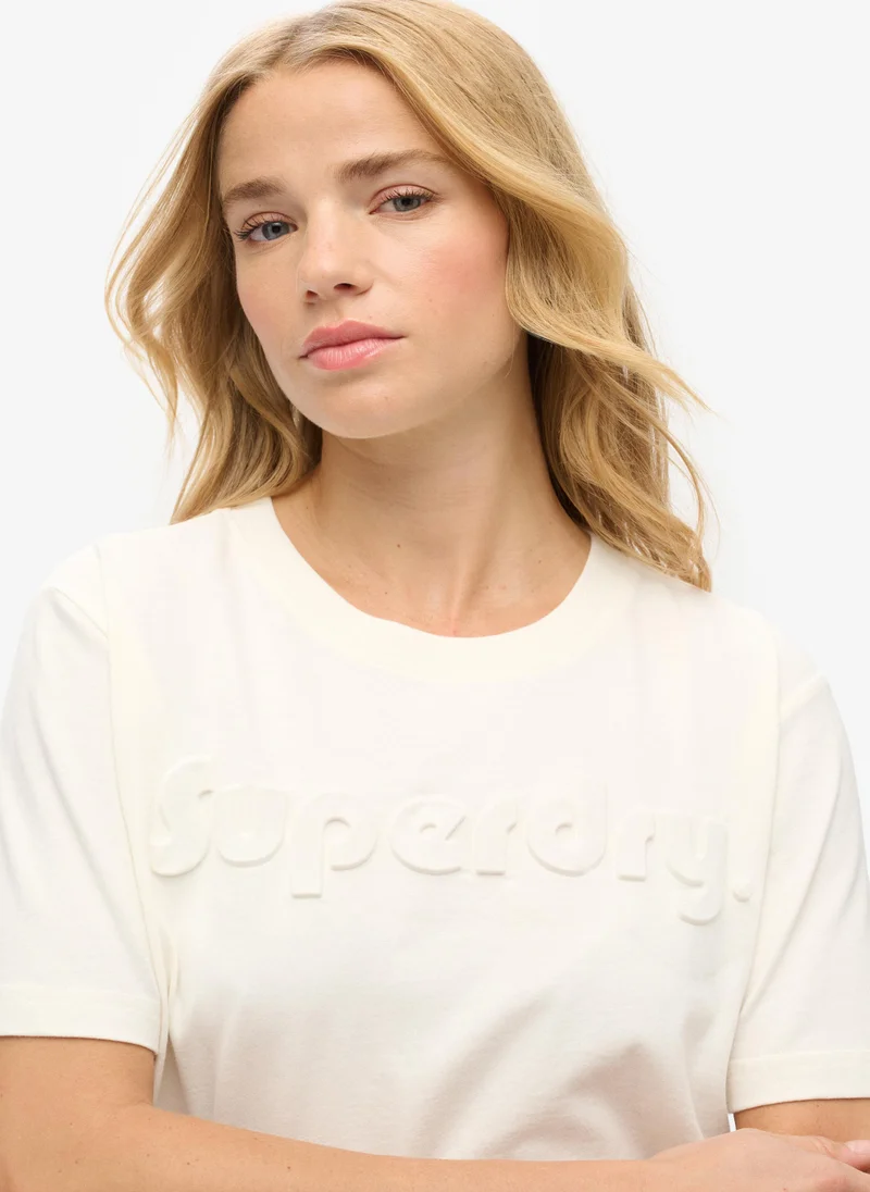 سوبر دراي EMBOSSED LOGO RELAXED T SHIRT