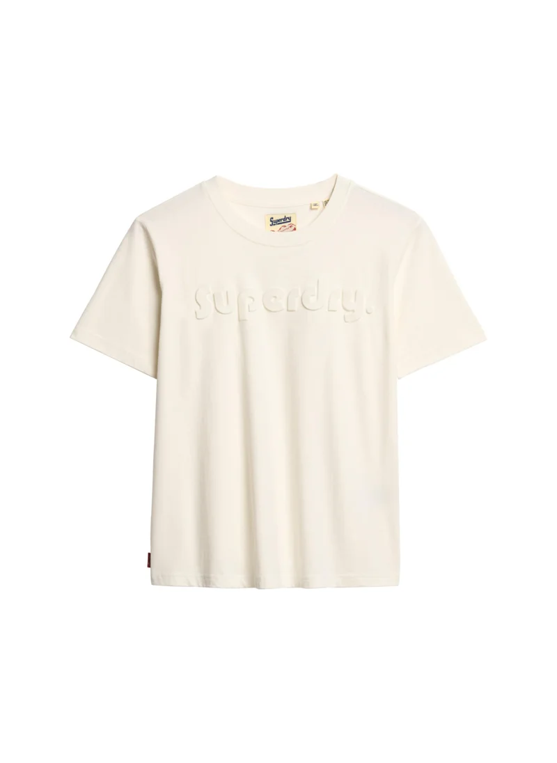 Superdry EMBOSSED LOGO RELAXED T SHIRT
