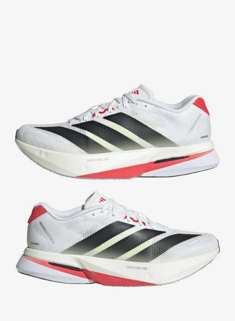 Adidas FTWWHT/CBLACK/LUCRED Adizero Boston 13 Running Shoes for Women | Best Price UAE