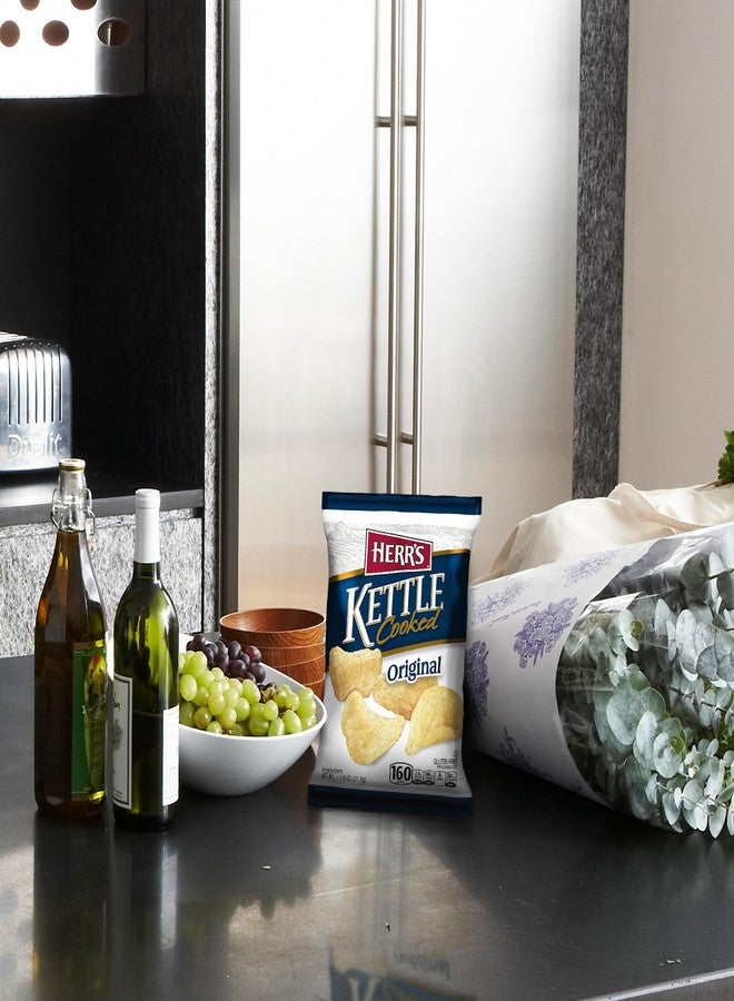 Herr's Original Kettle Chips, 1.125 Ounce (Pack of 30 Bags) - Crunchy, Golden Kettle Chips with Classic Flavor - Perfect for Lunches and Road Trips - Image 4