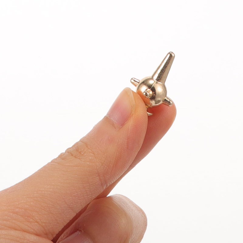 Gold Star Shape Metal Rivets Studs Set For Leathercraft DIY Clothing Shoes Bags Decoration - Image 5