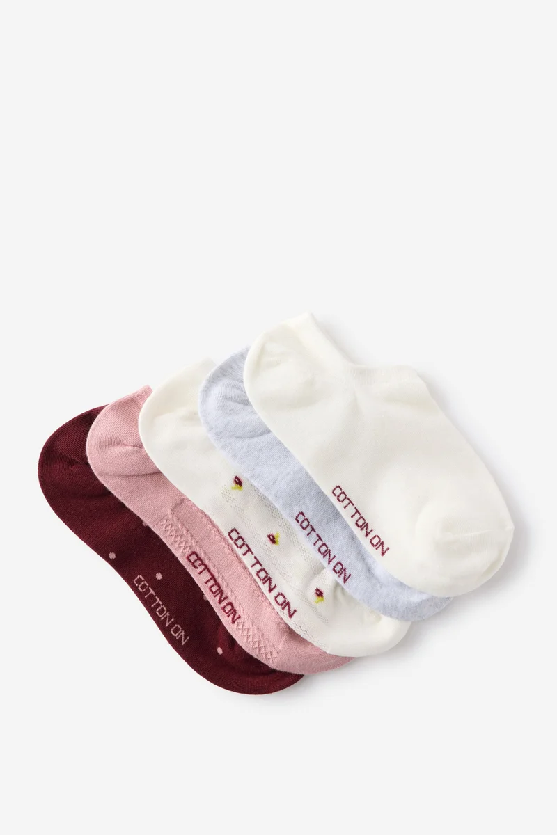 روبي 5Pk Sports Low Cut Sock