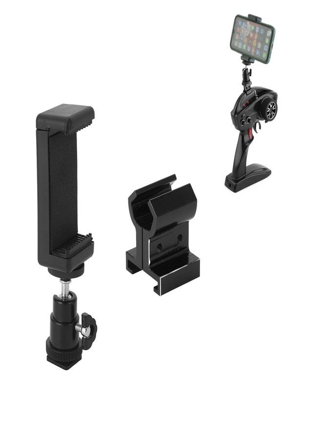 Fockety Universal Phone Mount for TX TQi, Adjustable Transmitter Phone Mount for Phones Over 5.5 Inch, FPV Display Monitor Screen Holder Mobile Cell Phone Bracket Mount Stand - Image 1