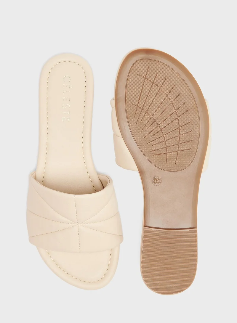 Celeste Single Strap Flat Sandals