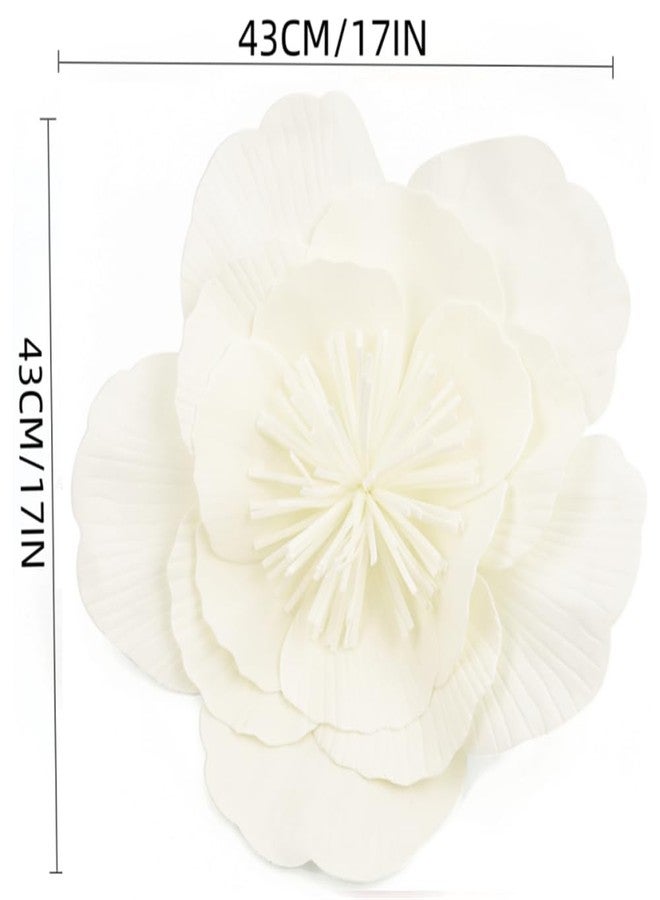LDFWAY Large Flower Fascinators for Girls Women Tea Party Cocktail Headwear Derby Hats with Headband and Clip for Wedding Beige - Image 3