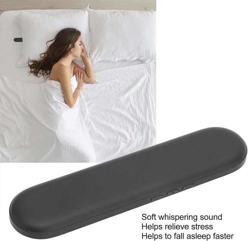 klarako Bluetooth Pillow Speaker,dusker, Pillow Speaker Portable Mini Bone Conduction Sleeping Speaker with Stereo Bass for Deep Sleeping (Black) - Image 3