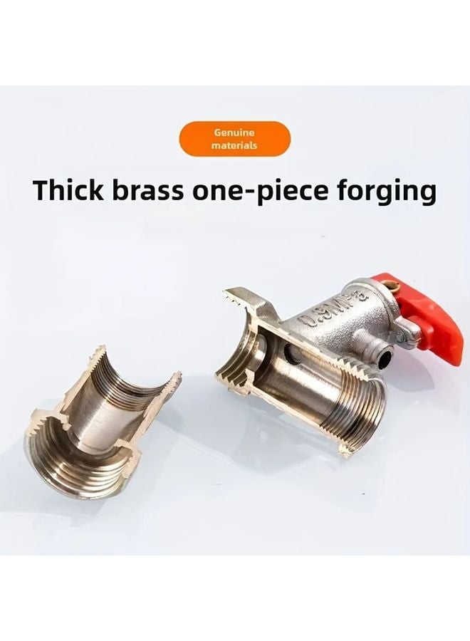 Brass 0 75mpa Pressure Safety Valve With Automatic Check For Water Heater - Image 5