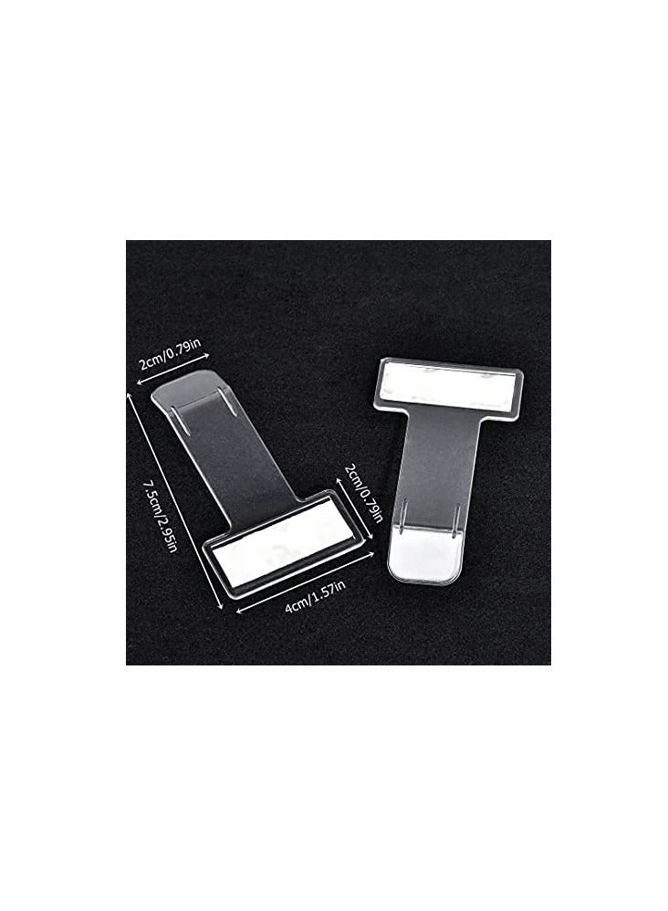 Excefore 5 Pcs Car Vehicle Parking Ticket Permit Holder Clip Sticker Windscreen Window Kit Windshield Tickets Transparent Auto Accessories - Image 4