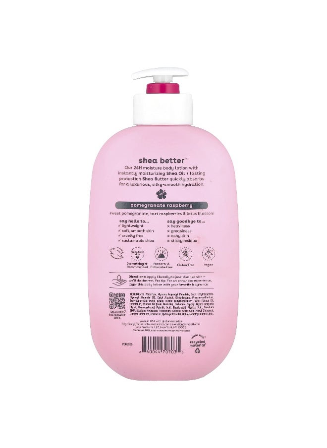 EOS, Shea Better™, 24H Moisture Body Lotion, Pomegranate Raspberry, 16 fl oz (473 ml)