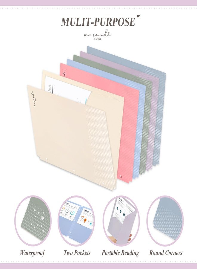 H4D 6 Pack Pocket Folders, 6 Colors - Image 3