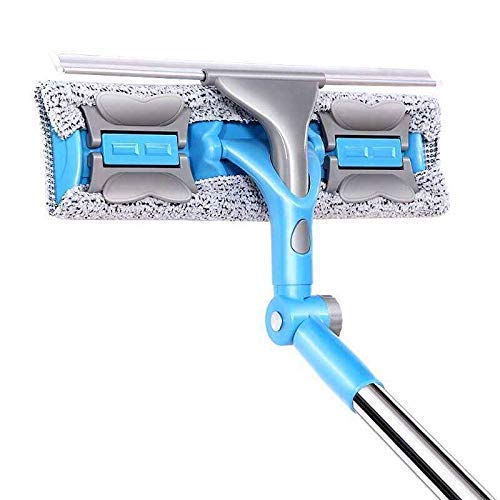 REDMART Stretch Rotatable Cleaning Brush Glass Wiper Window Cleaner Long Handle Double Side Design Kitchen Bathroom Tool - Image 3