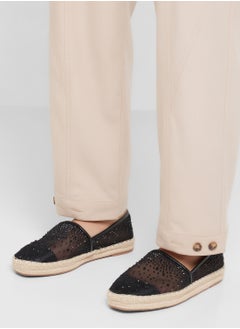 ELLA Mesh Diamante Espadrille  - Image 5