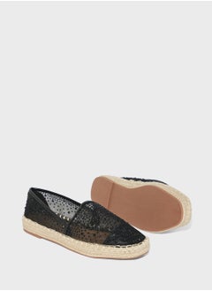 ELLA Mesh Diamante Espadrille  - Image 3