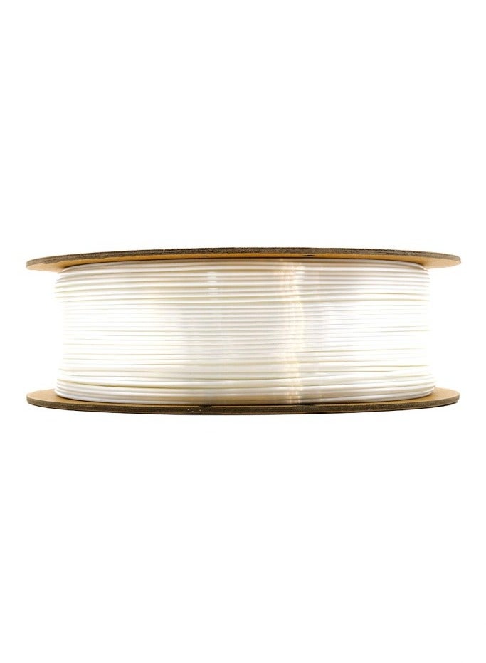 eSUN eSUN eSilk PLA 3D Printer Filament, Dimensional Accuracy +/- 0.05 mm, 1 kg Spool, 1.75 mm, White - Image 3