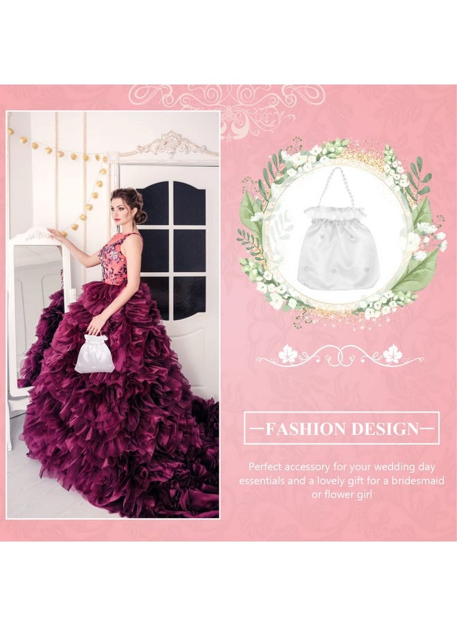 BESTOYARD Wedding Bags Wedding Satin Gift Bag Money Bag Bridal Showers Pouch Bag Women Handbag  - Image 3