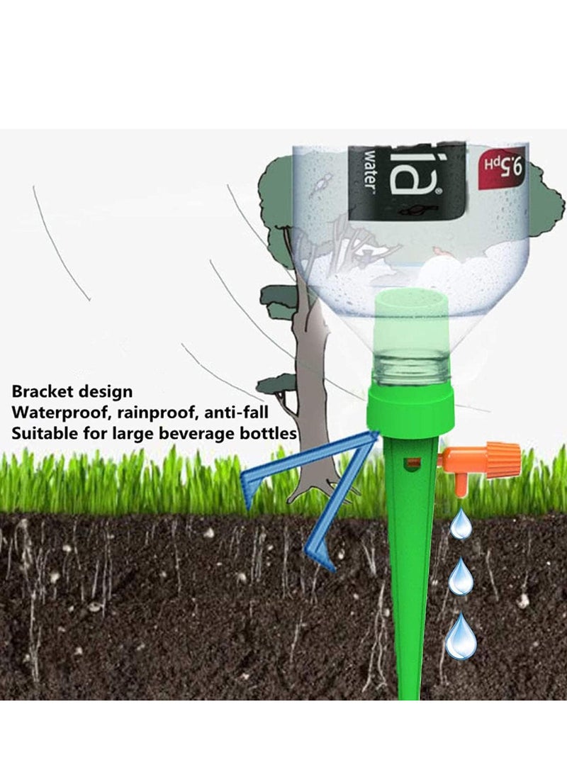 RATSAW - 12 Pack Plant Self Watering Devices Spikes with Anti Tilt Bracket and Valve Control Switch Slow Drip Irrigation System - Image 1