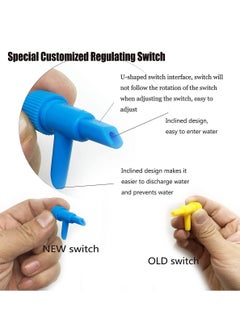 RATSAW 12 Pack Plant Self Watering Devices Spikes with Anti Tilt Bracket and Valve Control Switch Slow Drip Irrigation System  - Image 3