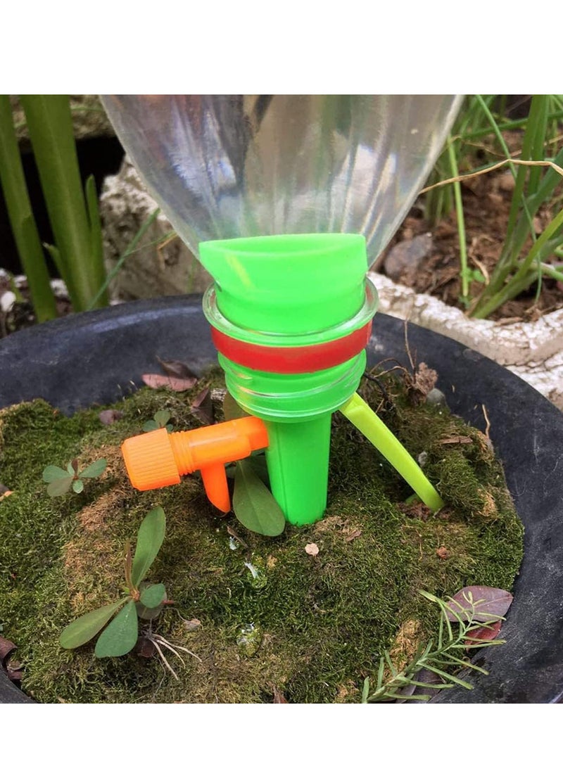 RATSAW - 12 Pack Plant Self Watering Devices Spikes with Anti Tilt Bracket and Valve Control Switch Slow Drip Irrigation System - Image 1