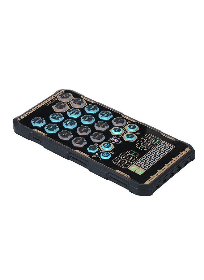 Generic Live Sound Card Handheld Outdoor Portable DSP Sound Card Effect Device Audio Mixer Voice Changer Audio Card Sound Changer for Mobile Phone and Computer Singing Live-streaming  - Image 5