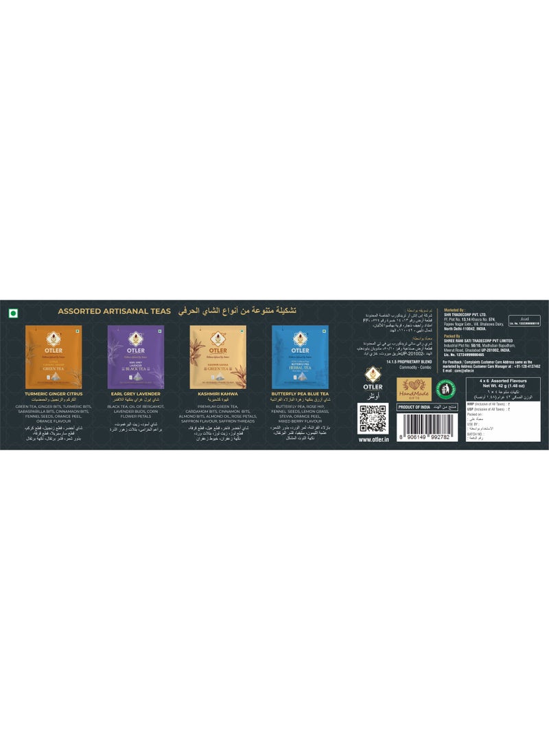 Otler ASSORTED ARTISANAL GIFT BOX (TEA BAGS 6 X 4 FLAVOURS) - Image 1
