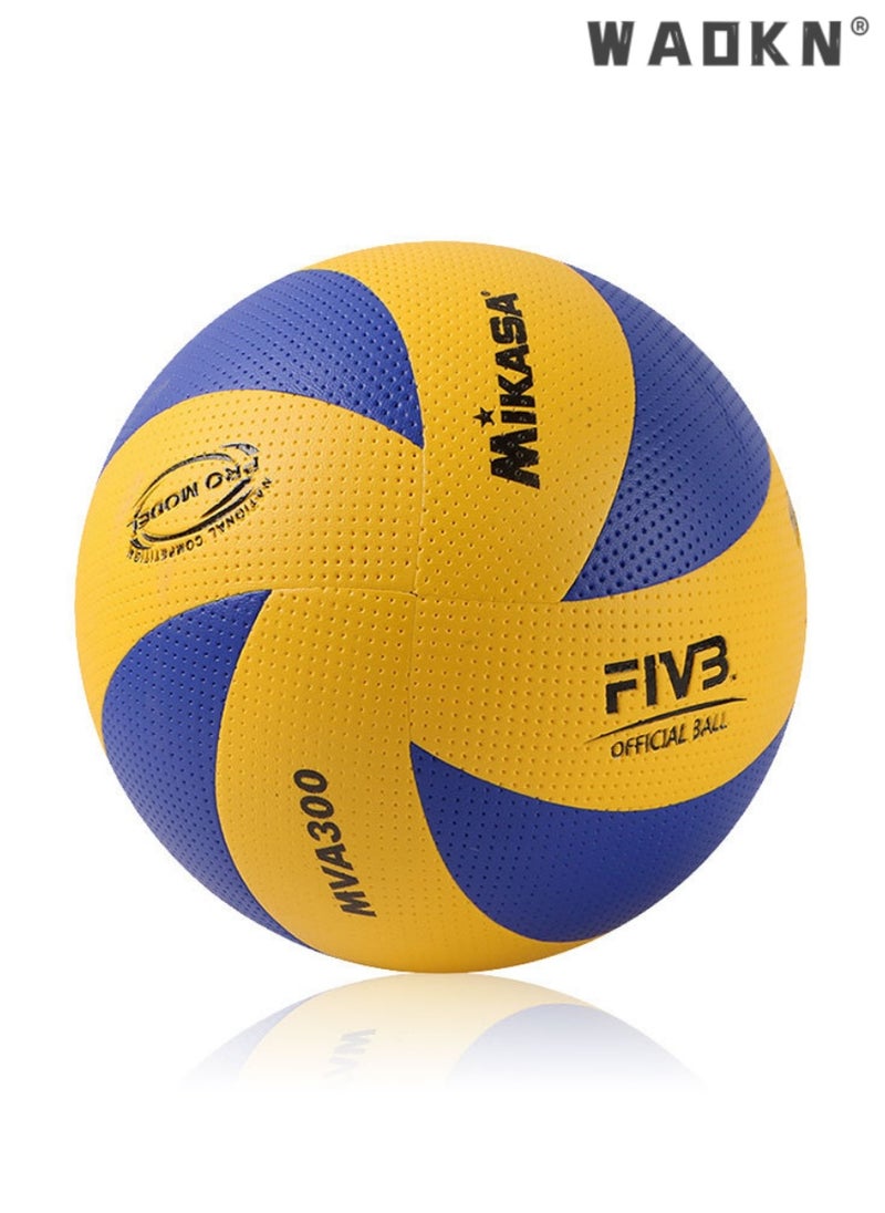 WAOKN Soft Touch Volleyball - Official Size 5 for Indoor/Outdoor/Gym/Beach Games,Explosion Proof Machine Sewn Soft Volleyball,Sports Training Game Play Ball,Premium Soft Volleyball  - Image 1
