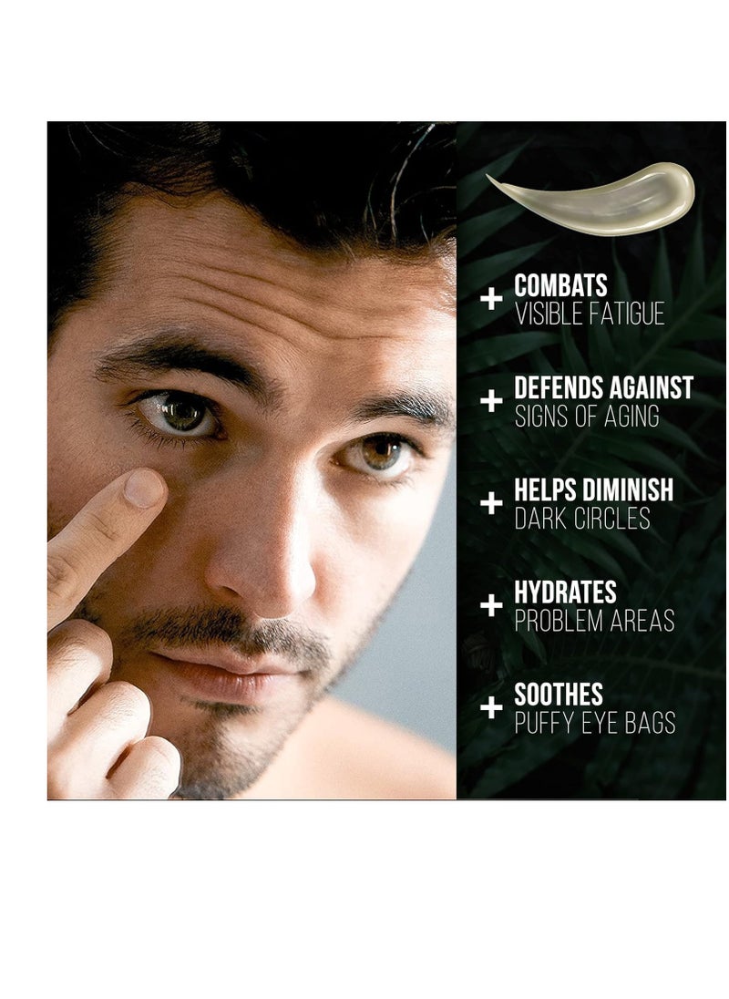RUGGED & DAPPER RUGGED & DAPPER Age + Damage Defense Facial Moisturizer, Age Defense Eye Complex and Moisture Fix Lip Balm  - Image 3
