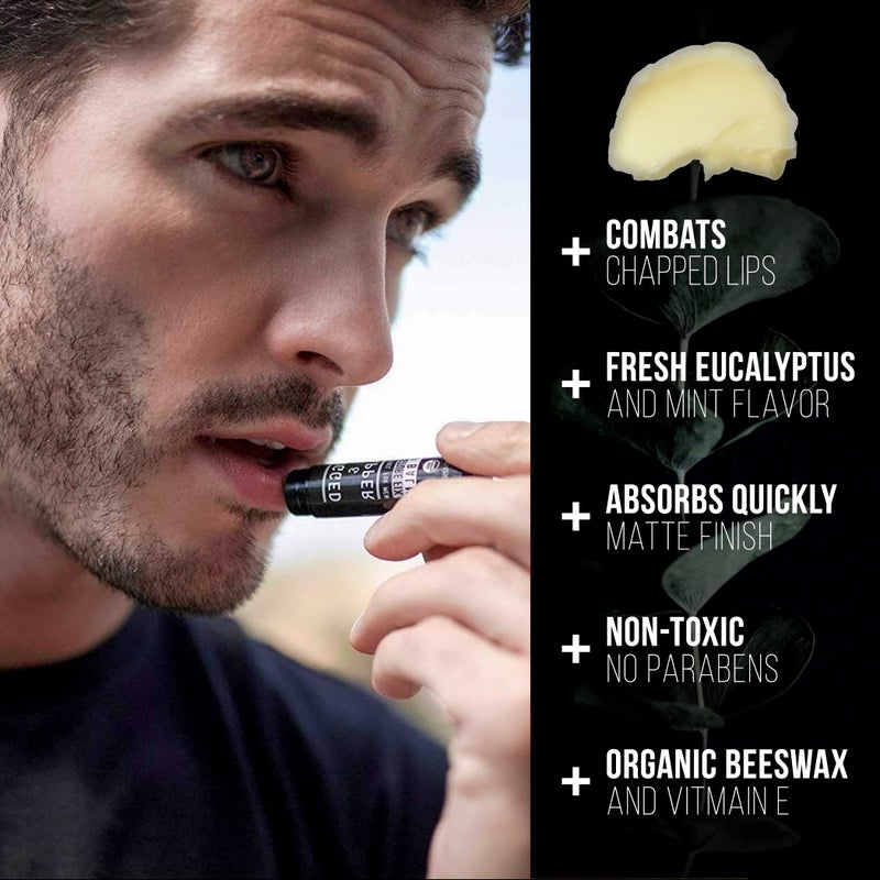 RUGGED & DAPPER Age + Damage Defense Facial Moisturizer, Age Defense Eye Complex and Moisture Fix Lip Balm - Image 4