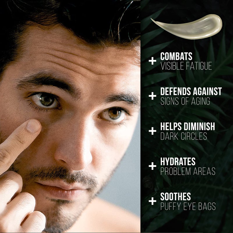 RUGGED & DAPPER Age + Damage Defense Facial Moisturizer, Age Defense Eye Complex and Moisture Fix Lip Balm - Image 3