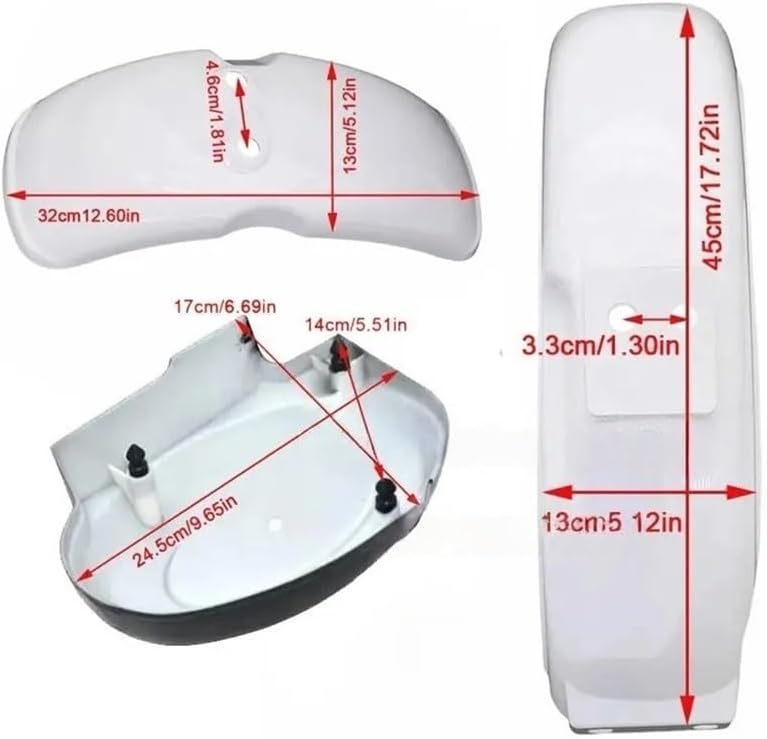 Red Rear Motorcycle Mudguard Kit for Honda Z50 Z50A Z50J Z50R Trail Monkey - Image 1