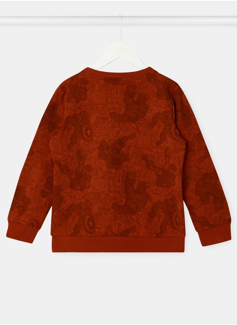 NAME IT - Kids Marvel Sweatshirt - Image 1