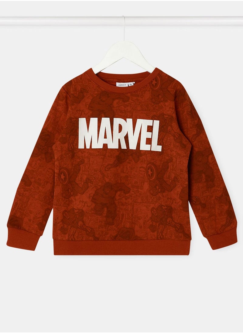 NAME IT - Kids Marvel Sweatshirt - Image 1