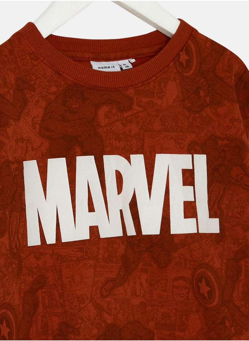 NAME IT - Kids Marvel Sweatshirt - Image 1