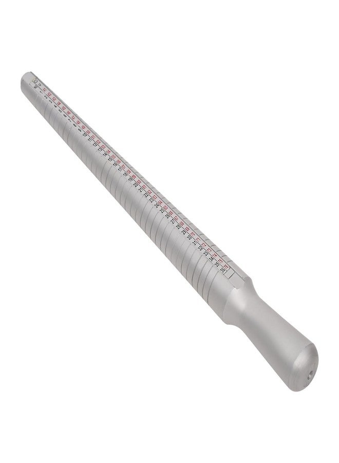 TOOLBUX Ring Sizer Stick/Ring Measurement Rod for Measuring Rings | Aluminium Ring Mandrel for Size 1–36, US 1–15, EU 41–76 | Durable Rust-Resistant Ring Size Measuring Tool - Image 3